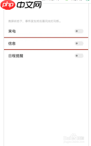 怎么设置来电手电筒闪烁