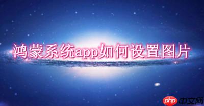 鸿蒙系统app如何设置图片