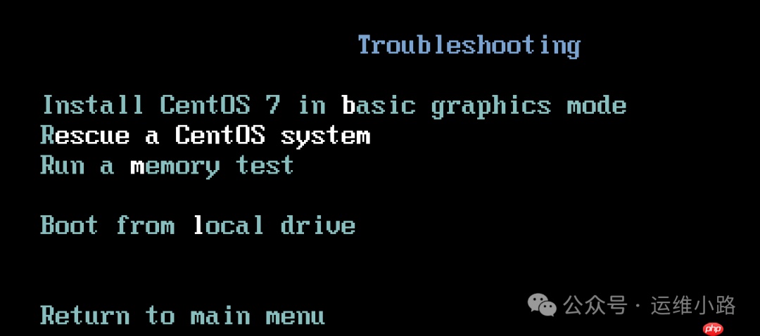 Linux系统-救援模式