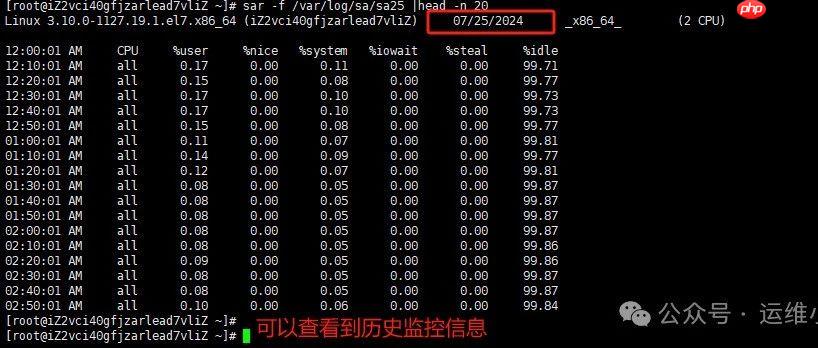 Linux日志-sar日志