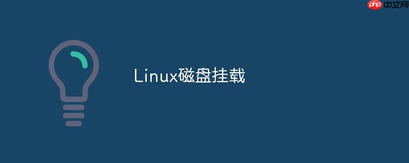 Linux磁盘挂载-小浪学习网