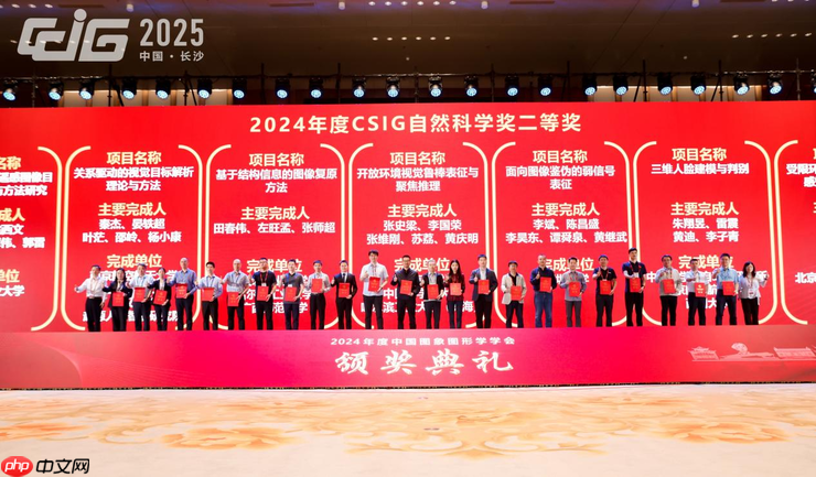【动态】中国图象图形学学会颁奖典礼在长沙隆重举行