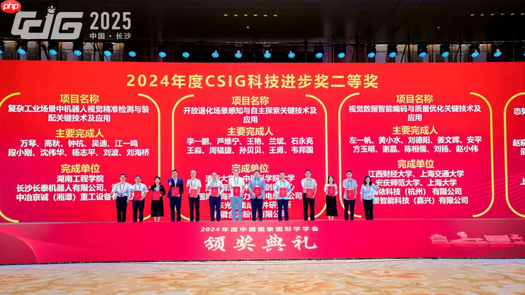 【动态】中国图象图形学学会颁奖典礼在长沙隆重举行