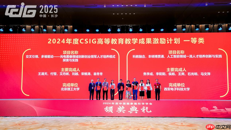 【动态】中国图象图形学学会颁奖典礼在长沙隆重举行