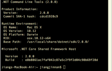 .NET Core多平台开发体验[2]: Mac OS X