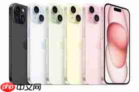 iPhone15系列有哪些颜色可供选择