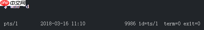 Linux 10 个“who”命令示例