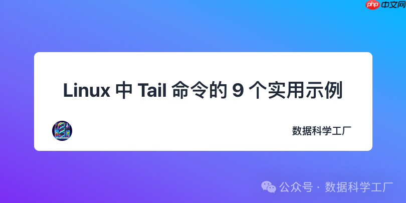 Linux 中 Tail 命令的 9 个实用示例
