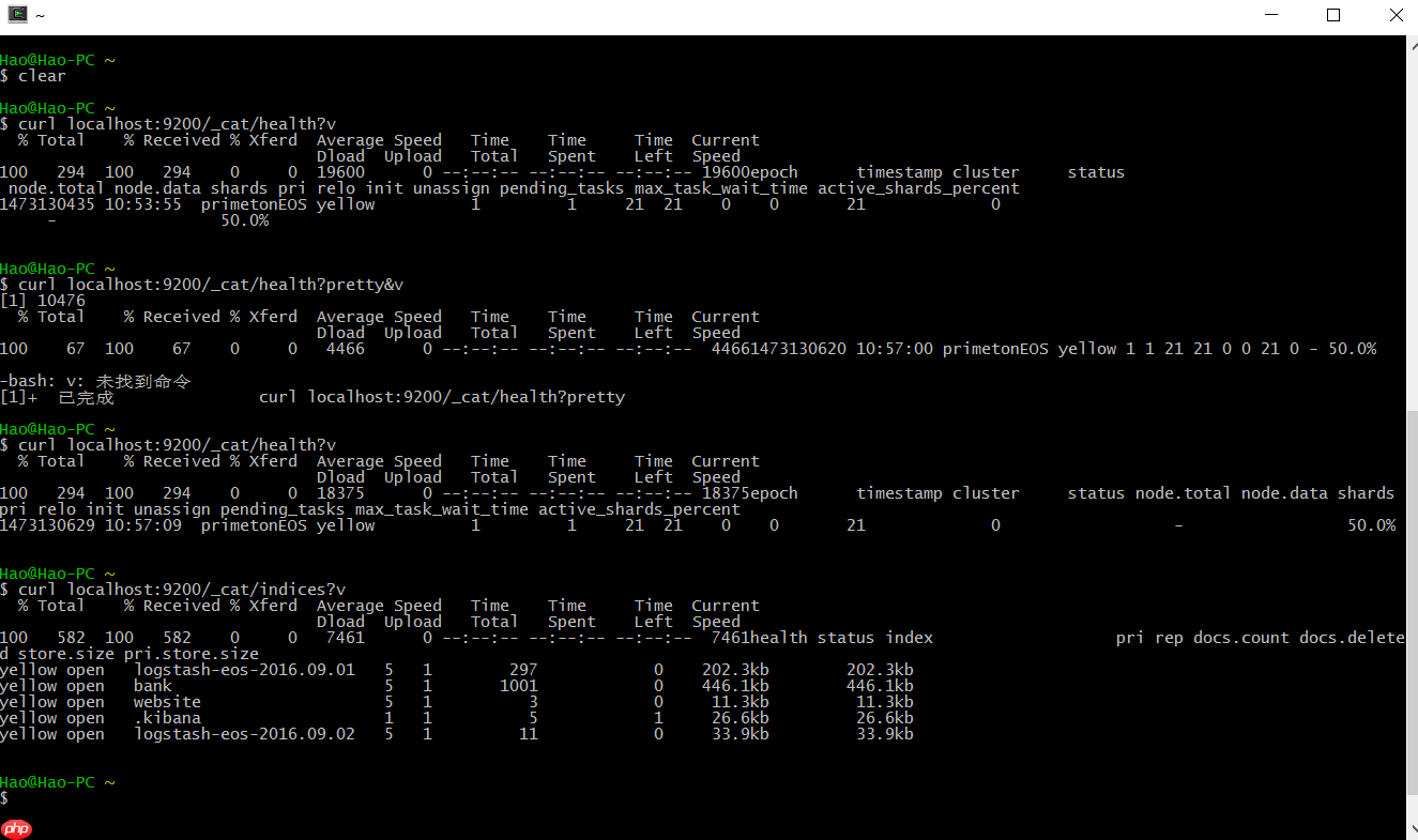 Windows下ElasticSearch的使用方式 CURL+Cygwin+Head插件