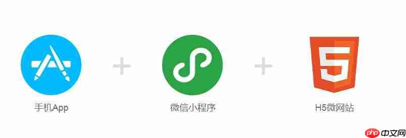 APP、H5、小程序的区别、优劣比较，三大平台如何一键生成？