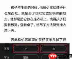 多看阅读如何调整字体大小