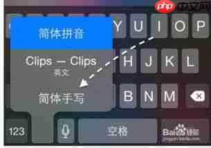 苹果13如何设置手写输入法
