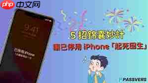 iPhone停用恢复方法