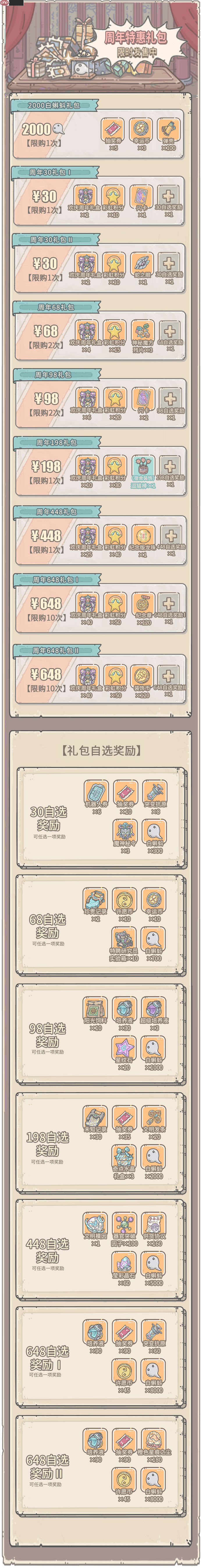 最强蜗牛5周年活动有哪些-最强蜗牛五周年活动一览