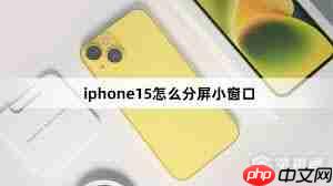 iPhone15分屏功能详解