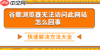 谷歌浏览器无法访问此网站