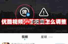 优酷弹幕速度怎么调