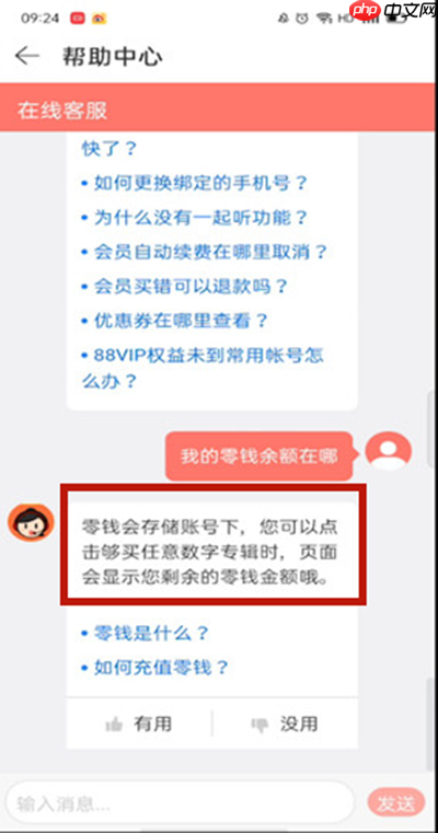 网易云音乐怎么查看零钱余额