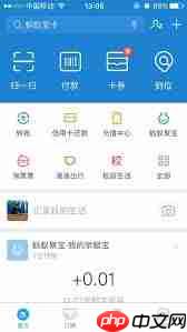 支付宝白领日记怎么找