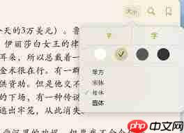 iBooks如何调整字体大小
