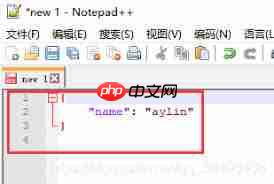 notepad如何转换成json格式