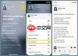 iPhone iPad AppleMusic如何全屏查看歌词