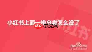小红书笔记分类设置方法