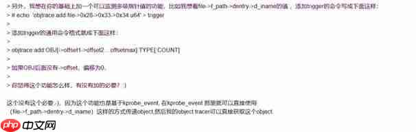 谢欢：向linux内核引进object trace
