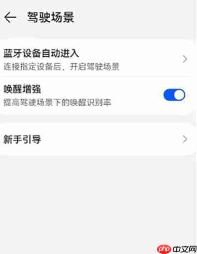 鸿蒙驾驶模式怎么开启