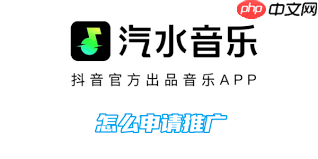 汽水音乐如何申请推广