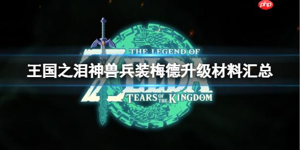 塞尔达传说王国之泪神兽兵装梅德升级材料汇总