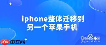 苹果手机数据传输方法