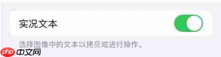 iPhone14相机如何实时取景识别文字