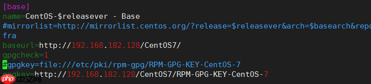 CentOS 配置本地yum源