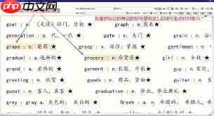 欧路词典如何显示四六级词汇