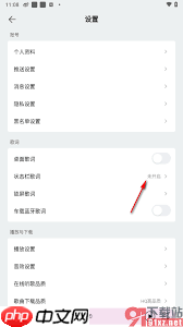 QQ音乐如何设置状态栏歌词