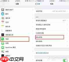 苹果手机如何实现呼叫转移