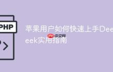 苹果用户如何快速上手DeepSeek实用指南