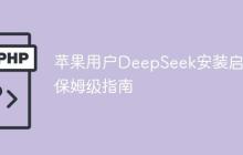 苹果用户DeepSeek安装启用保姆级指南