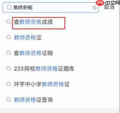 支付宝如何查询教师资格考试成绩