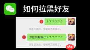 微信拉黑的操作步骤
