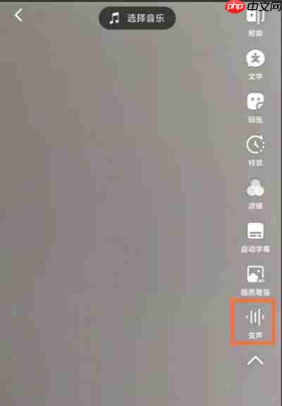 抖音怎么设置短视频变声