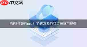 WPS和Word文档有何不同