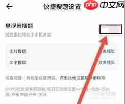 小猿搜题能否开启悬浮窗 - php中文网