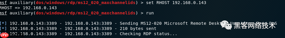 如何才能，通过一个指令就可以让对方电脑蓝屏