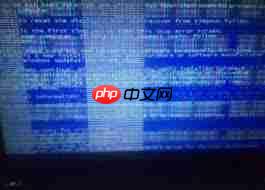 电脑屏幕为什么会变蓝