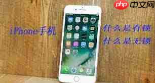 苹果有锁无锁是什么意思