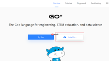 我的Go+語言初體驗(yàn)——我的第一個(gè)Go+代碼