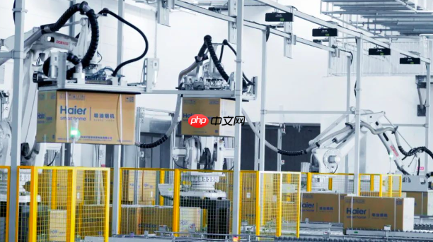 物流仓搬货用上机器人!日日顺获山东省科技进步奖