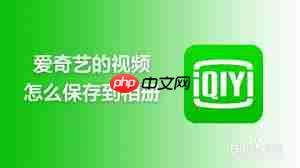 爱奇艺视频如何保存到手机相册